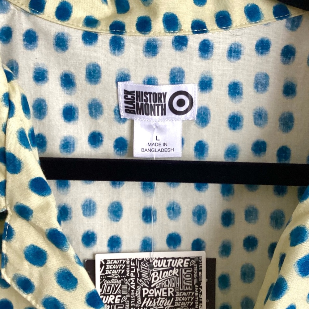 \Target\ NWT Black History Month Collab Button Down Shirt - Picture 6 of 14